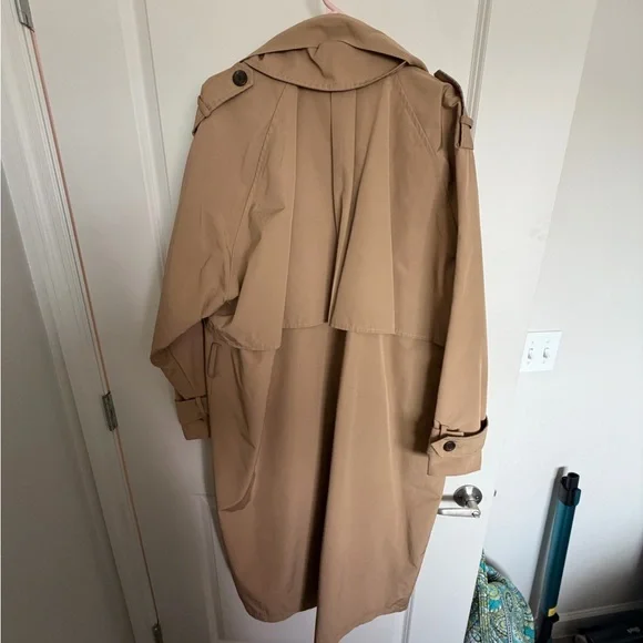 Abercrombie & Fitch Tan Trench Coat - Picture 4 of 4